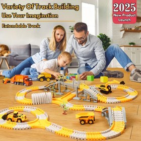 Resim Çocuklar için TongLi Elektrikli Tren Seti Oyuncak, Bebek Erkek Doğum Günü Hediyesi, Yılbaşı Ödülü, Şükran Günü ve Cadılar Bayramı Hediyesi, Ebeveyn-Çocuk İnteraktif Oyuncağı 