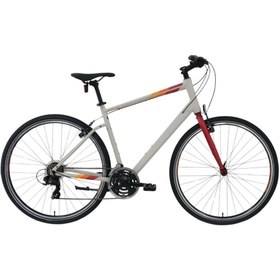 Resim Sportive 321 28 jant 48 Kadro (Mat Gri, Kırmızı, Turuncu) Şehir & Tur Bisikleti 