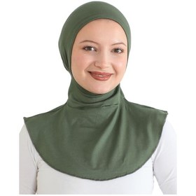 Resim Modish Group Kadın Boyunluklu Hijab Tesettür Pratik Spor Bone - Sarı Haki 