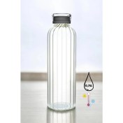 Resim Çizgili Cam Matara - 750 ml 