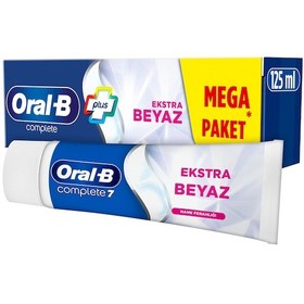 Resim Oral-B Complete 7 Ekstra Beyaz Diş Macunu 125 ML 