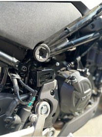 Resim Cf Moto Nk 450 Arka Fren Hidrolik Kutusu Koruma Siyah 