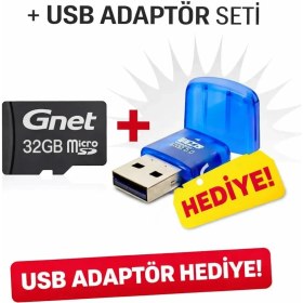 Resim GNET32GB 10CLASS Microsd Hafızakartı ve Otg Adaptör 
