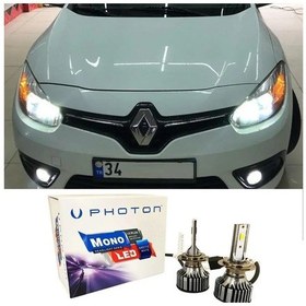 Resim Renault Fluence Sis Uzun Far Ampulü H16 Mono Yeni Seri Beyaz 