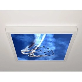 Resim Gök Panel 60X60 LED Panel Sıva Üstü Desenli Tekli 46511070SU 