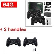 Resim M8 Retro Oyun Konsolu 32/64g 2.4g Çift Kablosuz Denetleyici Oyun Sopa 4k Lite 