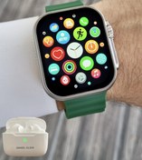 Resim Daniel Klein Garantili Yeşil Renk Kordonlu Akıllı Kol Saati ve Bluetooth Kulaklık 