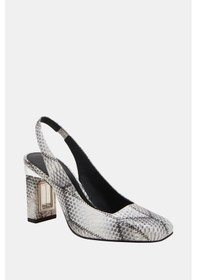 Resim Katy Perry The Hollow Heel Kadın Siyah Beyaz Oyuk Topuklu Ayakkabı Siyah - Beyaz 