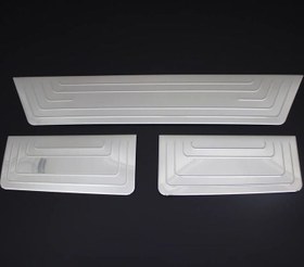Resim OMSA VW T5 Transporter Krom Kapı Eşiği 3 Parça Yazısız 2003-2023 Arası VAN 