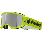 Resim Alpinestars Vision 3 Wordmark Goggle Kross Gözlüğü Sarı Gümüş 