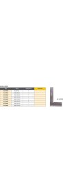 Resim Fett 100X 70MM Asimeto Metal Şapkalı Gönye AS-639540 
