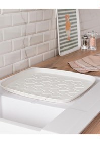 Resim Madame Coco Emmy Bulaşık Matı Soft Ekru 