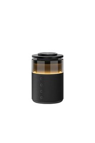 Resim Recci RCW-51 Kablosuz Şarj Standı Ambiyans Işıklı Bluetooth Speaker Hoparlör Özellikli Siyah 