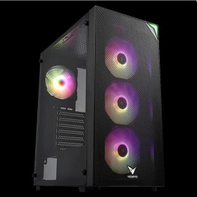 Resim Vento Vg4200s Mid Tower, 850w 80+ Siyah, Temperli Cam, Rgb, Atx Gamıng Kasa 