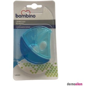 Resim Bambino 2 Renkli Sulu Diş Kaşıyıcı Mavi 