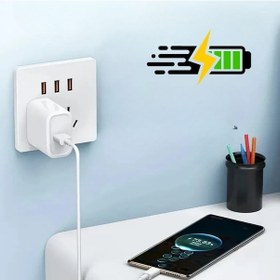 Resim 120w Usb Hızlı Type C Uçlu Kablolu Şarj Aleti 4434 