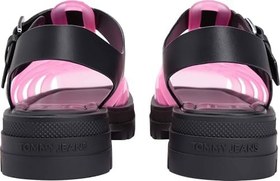 Resim TOMMY HILFIGER TOMMY HILFIGER Kadın Marka Logolu Şık Görünümlü Rahat Tabanlı Günlük Kullanıma Uygun Pembe4 Sandalet EN0EN02949 TOX 