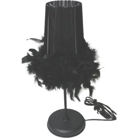 Resim Tüylü Erkek Kız Çocuk Odası Yatak Odası Abajuru Renk Seçenekli 