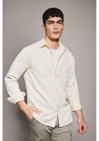 Resim DeFacto Regular Fit Polo Yaka Pamuklu Uzun Kollu Gömlek B4140AX24SPBG650 