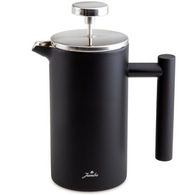 Resim Jumbo Timeless Venti Çelik Double Wall French Press Mat Siya 
