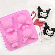 Resim 1 Adet, Sanrio Kuromi, Cinnamoroll, My Melody Silikon Kalıplar - Yaz İçecekleri için Mükemmel Aksesuar 