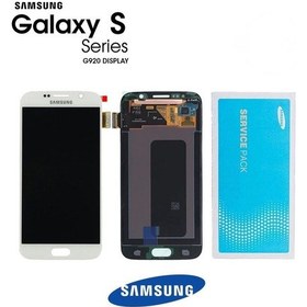 Resim Samsung Uyumlu Galaxy S6 G920 Lcd Ekran Dokunmatik Beyaz Hk Servis 