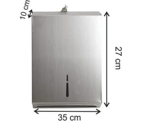 Resim Arı Metal 7146 Z Katlama Kağıt Havluluk 400' Lü Paslanmaz Çelik 