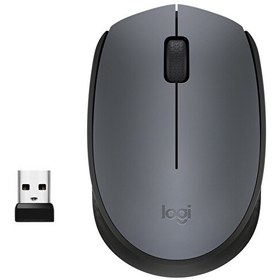 Resim M170 USB Alıcılı Gri Kablosuz Mouse 