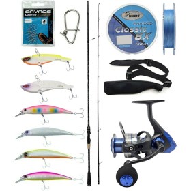 Resim Yek Outdoor Spin Olta Seti Kendo Kenshi Pro 2.65m 10-35gr Spin Kamışı&okuma Safina 3000a Olta Makinesi 