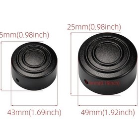 Resim Hp-a006 Motosiklet Modifiye Arka Aks Somunu Harley Sportster S İçin Kapakları Kapsar Siyah Siyah 