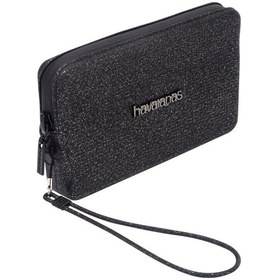 Resim Havaianas Mini Bag Plus Glitter Siyah Plaj Cüzdanı Siyah 