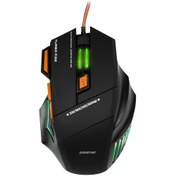 Resim Polosmart PGS301 Kablolu RGB Aydınlatma 3200 DPI Ergonomik Tasarım Optik Gaming Oyuncu Mouse Siyah 