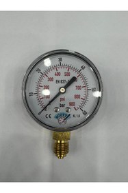 Resim SCOTT Ø 40 mm Kuru Tip Manometre 1/8'' Alttan Bağlantılı 304 Inox Pirinç Mekanizma ( 0 .....60Bar ) 