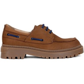 Resim Elit Vvs24160n Kadın Nubuk Hakiki Deri Casual Ayakkabı Taba Taba 