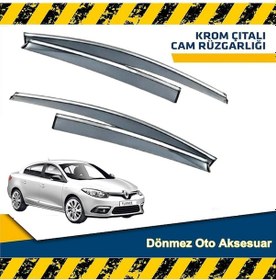 Resim Renault Fluence Mügen Cam Rüzgarlığı Nikelajlı 2009-2020 Arası N11.8942 