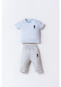 Resim U.s. Polo Assn. Erkek Bebek Mavi Takım Mavi 
