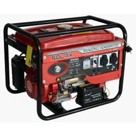 Resim Solax Lt-3500mxe Monofaze Benzinli İpli Marşlı Jeneratör 3.5 Kva 
