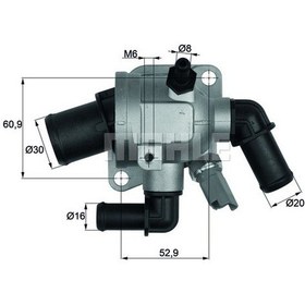 Resim FİAT ALBEA TERMOSTAT 04325221 