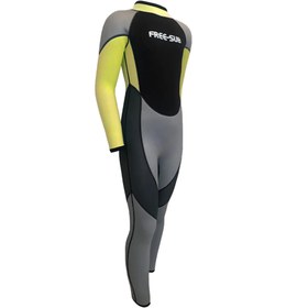 Resim Free-Sub 5mm Çocuk Scuba Tüplü Dalış Elbisesi Wetsuit Yellow - XS 