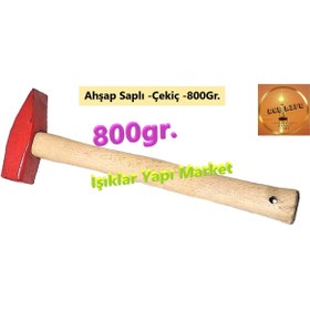 Resim Işıklar Ahşap Saplı -çekiç -800gr. 