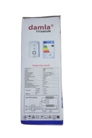 Resim Damla Tıtanıum Elektrıklı Şohben 9 Mt Kablolu Tam Takım Set 