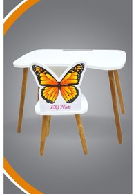 Resim Ders Çalışma Masa Sandalye Takımı 4-12 Yaş Beyaz 