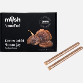 Resim Kırmızı Reishi Mantarı Çayı (Ganoderma lucidum) 