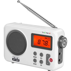 Resim Waysle Taşınabilir Radyo Fm LCD Ekran Büyük Hoparlör Hafif Hediye Ev Seyahat Için Hafif (Yurt Dışından) 