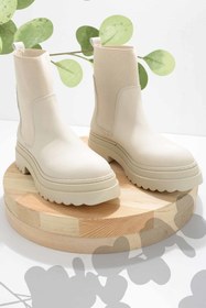 Resim Bambi Mat Bej Kadın Bot & Bootie K02538280009 