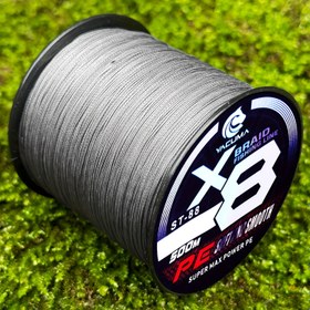 Resim Yüksek Dayanıklılıkta PE Balıkçılık İpi, 546YDS-500m, Gri - YACUMA Premium Örgülü Ana İp 