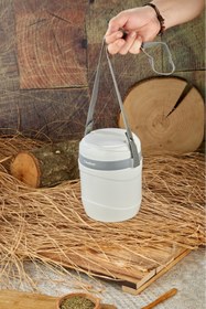 Resim Cooker Lüx 1,2 Litre Çelik Hazneli 3'lü Yemek Termosu 