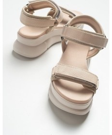 Resim Luvishoes 4760 Bej Kadın Sandalet Bej 