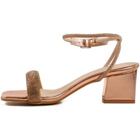 Resim Pierre Cardin Rose Taşlı Bilekten Bantlı Kadın Abiye Ayakkabı Pc-54670 Z Rose Çok Renkli 