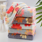 Resim Bohem Çiçekli Havlu Seti - Ultra Emici, Hızlı Kuruyan & Yumuşak Polyester - Tüm Açık Bej Tipleri İçin Mükemmel - Ev Banyosu Lüks için İdeal 